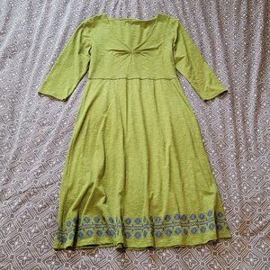 NWOT Horny Toad Green Dress Medium
